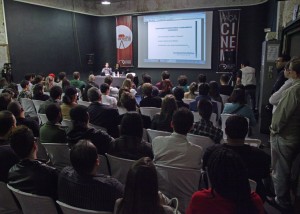 Última edição da Semana de Cinema e Mercado, realizada na AIC em 2013. 