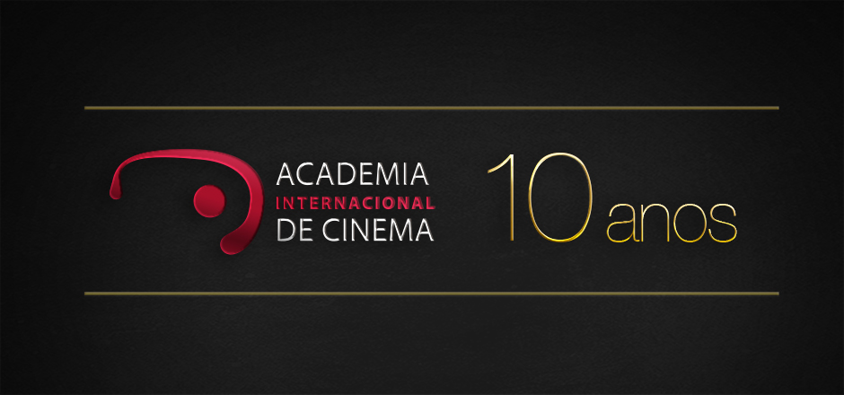 Convite - Festa de 10 anos da Academia Internacional de Cinema (AIC) em São Paulo - SP