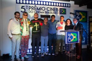 Durante a premiação do CINEB, no último dia 24.