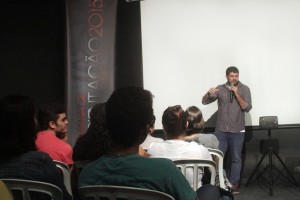 “Não basta fazer um filme bom, ele precisa ser visto”, disse André, na Semana de Orientação da AIC. 