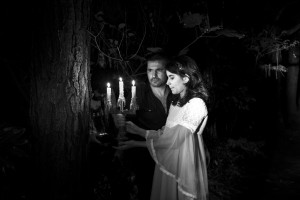 Ana Carolina e Cristiano Burlan durante as gravações. Foto: Charlene Rover 