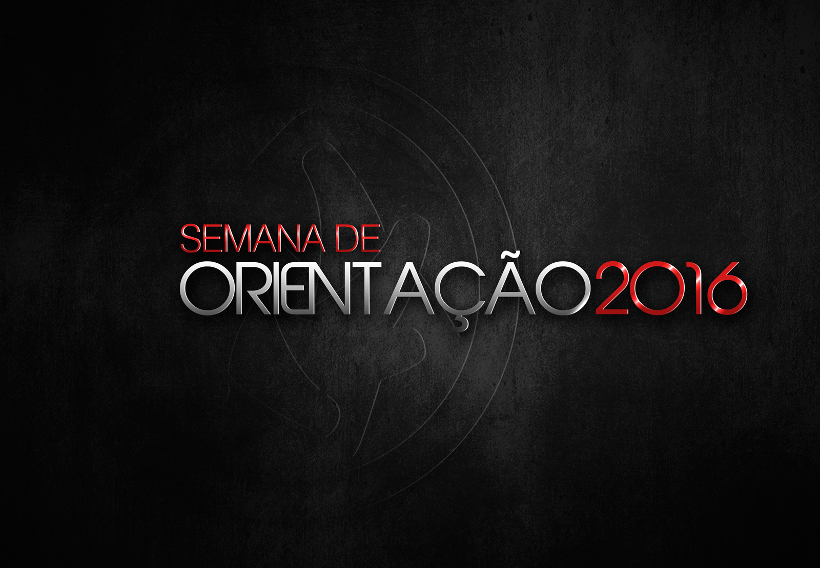 Pré-inscrição - Semana de Orientação 2016